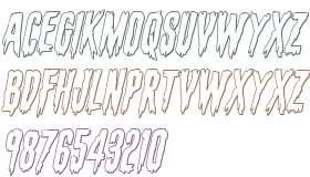 Eva Fangoria Outline Italic