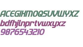 Imaki Condensed Bold Italic