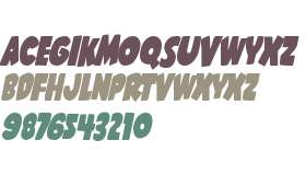 Shablagoo Condensed Italic