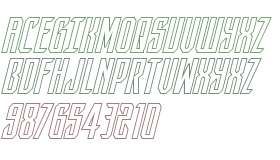 Dark Dominion Outline Italic