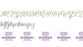 Falkosta Script PERSONAL USE