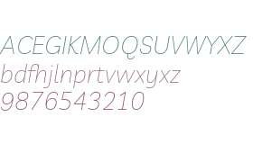 Livvic Thin Italic