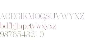 Vogue Highline Serif Thin