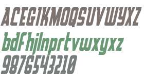 Upper Punch Condensed Italic