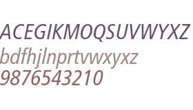 Frutiger Pro 58 Condensed Italic