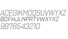 Gaz W00 Light Italic