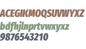 Fira Sans Compressed Heavy Italic
