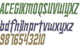 SF Ironsides Condensed Italic V2 V1