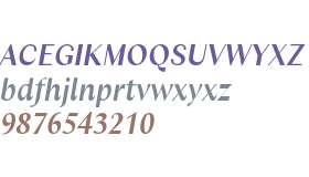 Columbia Sans W Disp SemiBd Italic