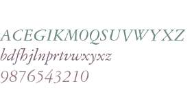 Garamond Three Italic