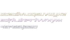 Xephyr 3D Italic