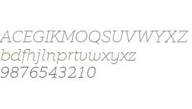 EquipSlab W03 Thin Italic