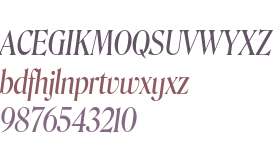 Roslindale Display Condensed Italic