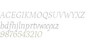 Petrona Thin Italic