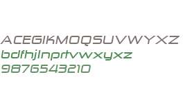 Zekton W00 Extended Bold Italic