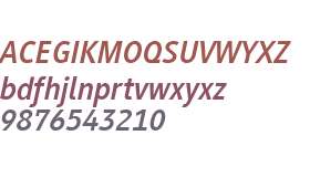 Generis Sans W01 Bold Italic