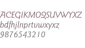 ITC Goudy Sans Light Italic