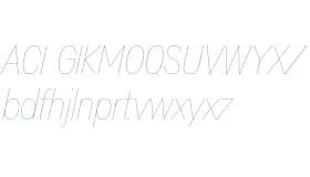 AlasTrial Extra Condensed Hairline