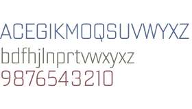 Science Gothic Condensed ExtraLight