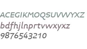 Midiet Sans Italic Medium