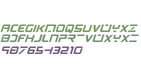 PsYonic VII Bold Expanded Italic