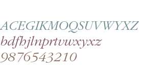 ITC Garamond Std Light Italic