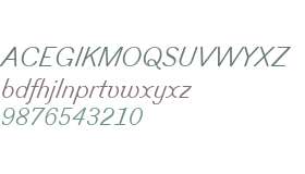 Figgins Sans W03 Italic