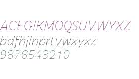 Iskra W01 Thin Italic