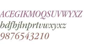 ITC Garamond Std Book Narrow Italic