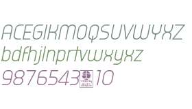 Typo Oval Light Demo Italic