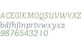 Mayonez W01 XLight Italic