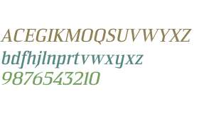 Sommet Serif W01 Bold Italic