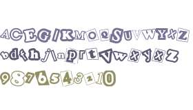 Persona 5 Menu Font Prototype