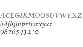 Tyfa ITC Medium Italic
