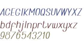 TABAKO Condensed Italic