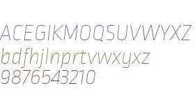 Ropa Sans W01 Thin Italic
