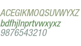 Helvetica Neue LT Std 57 Condensed Oblique