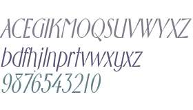 Wright-Condensed Italic