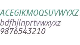 Generis Sans W01 Medium Italic
