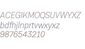 Konkret Grotesk Pro Light Italic