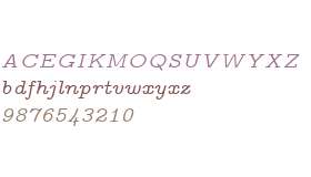 CMU Typewriter Text Variable Width Italic