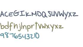 Janae's First Font