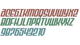 Wave Warrior Condensed Italic