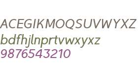 TyfoonSans W00 SemiBold Italic