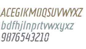 Ruler Stencil Bold Italic