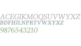 Ninfa Serif W01SC Light Italic