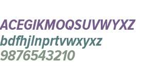 Proxima Nova Condensed Bold Italic