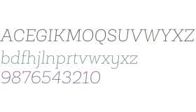 Roble Alt W01 Thin Italic