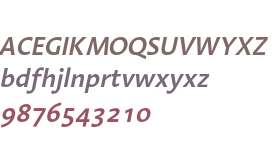 Linotype Aroma Semibold Italic