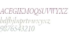 Legacy Serif ITC W02 X Lt Cn It